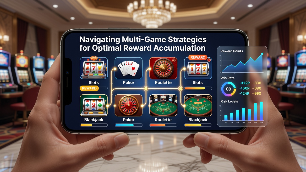 Smartphone zeigt Fortschrittsbalken für VIP-Belohnungen in einer Casino-App